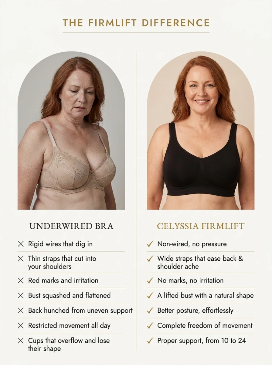 FirmLift™ Bra | Lifted Bust, Instant Comfort
