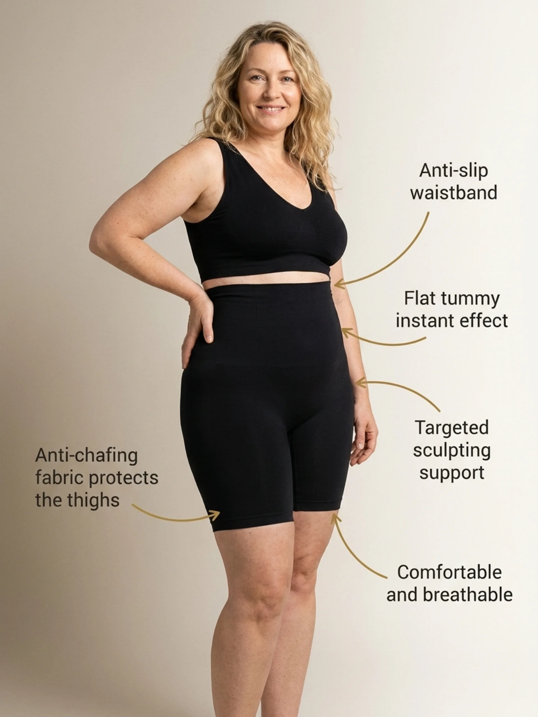 TailleFit™ Shaping Short | Flat Tummy, Slimmer Silhouette, Effortlessly