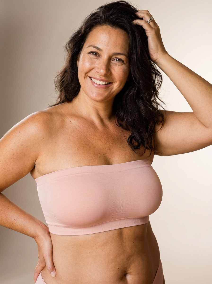 BreezeBand™ Bandeau Bra | Zero Readjusting, Zero Marks, Zero Discomfort