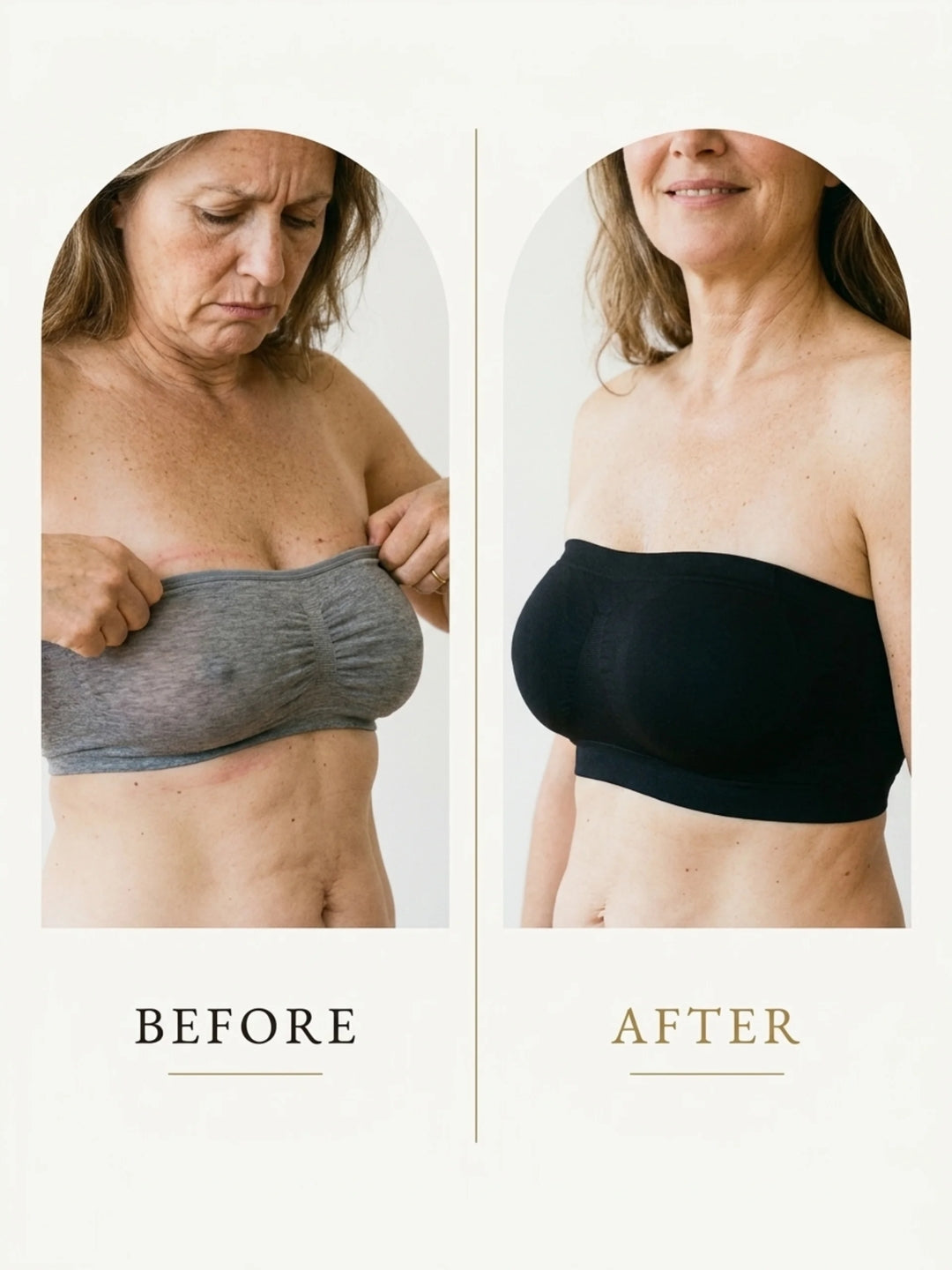 BreezeBand™ Bandeau Bra | Zero Readjusting, Zero Marks, Zero Discomfort