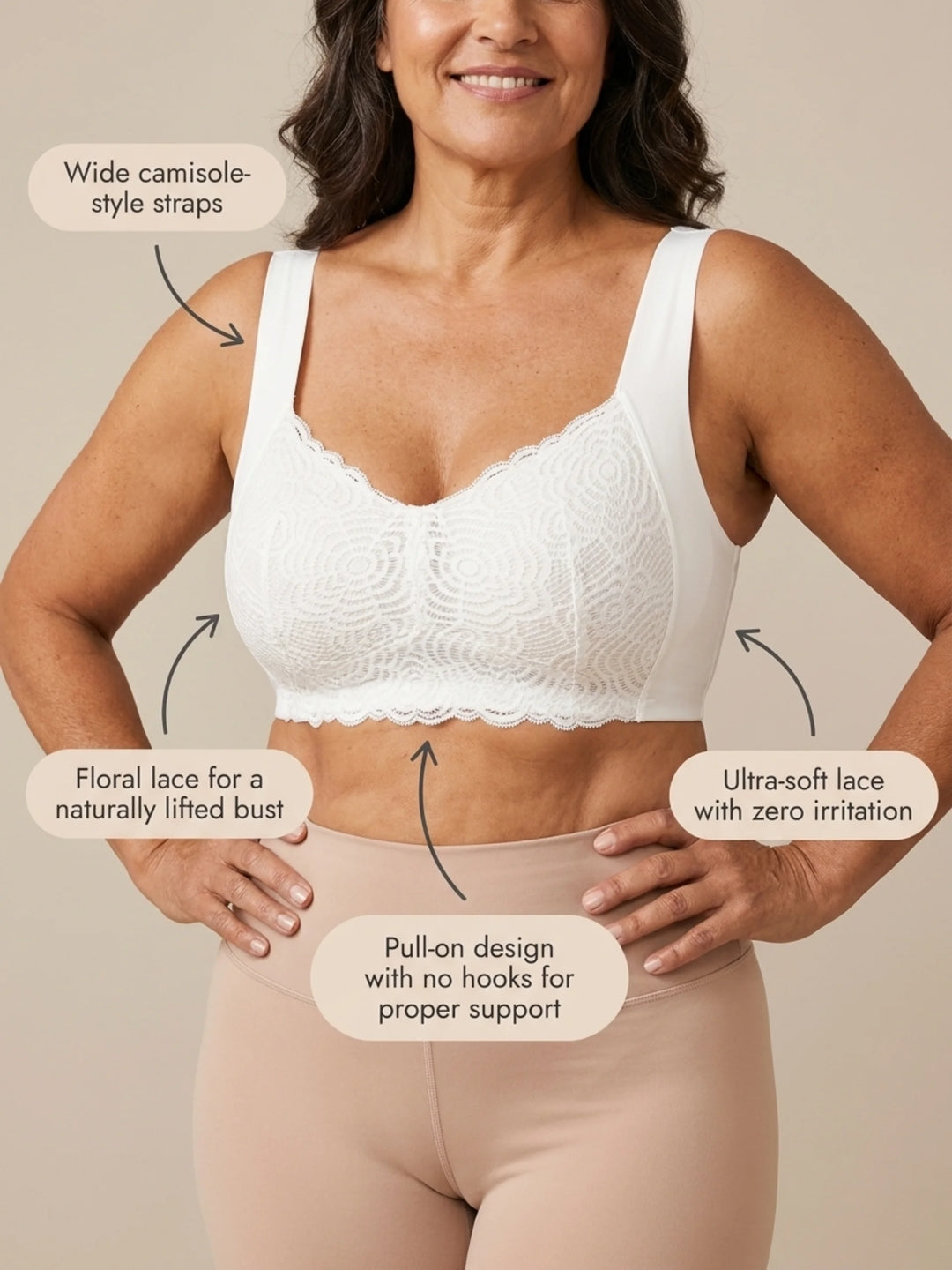 LaceLift™ Bra | Natural Support, Ultra-Soft Lace, Absolute Comfort