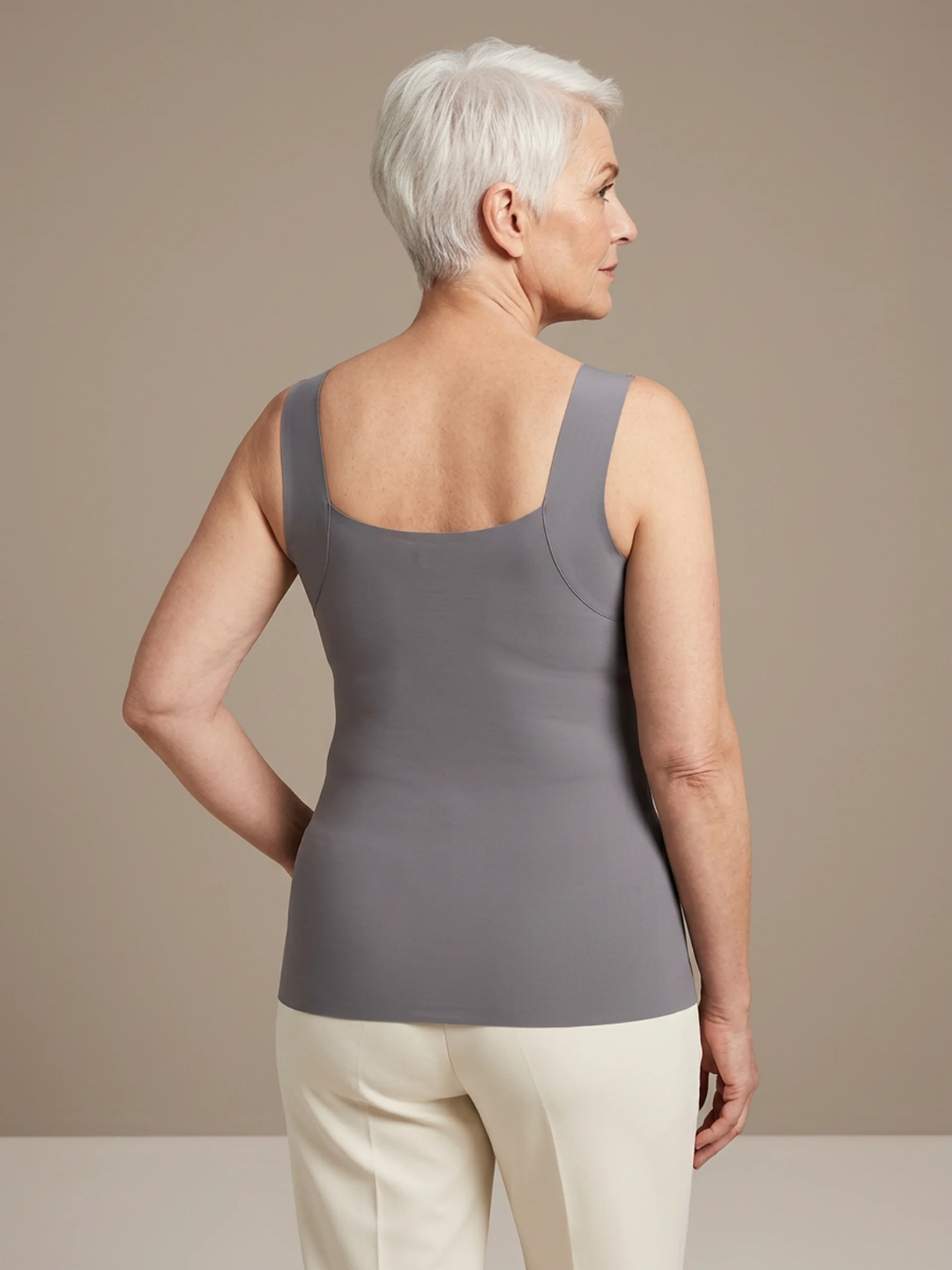 TrueLift™ Support Tank | Built-In Support, Sculpting Fit, No Back Band
