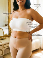 BreezeBand™ Bandeau Bra | Zero Readjusting, Zero Marks, Zero Discomfort