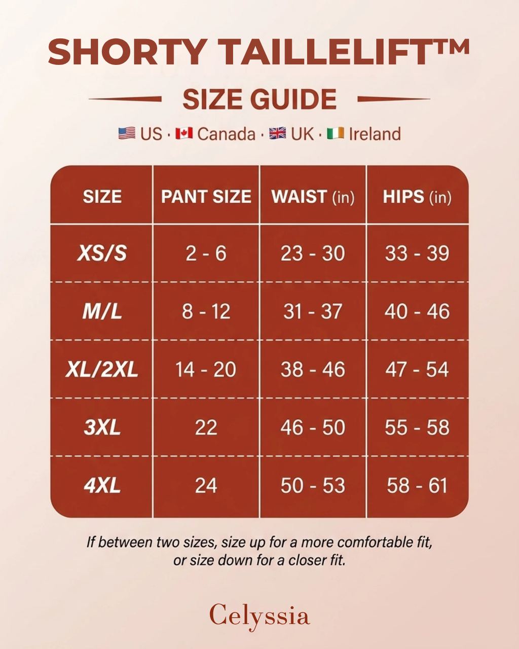 TailleFit™ Shaping Short | Flat Tummy, Slimmer Silhouette, Effortlessly