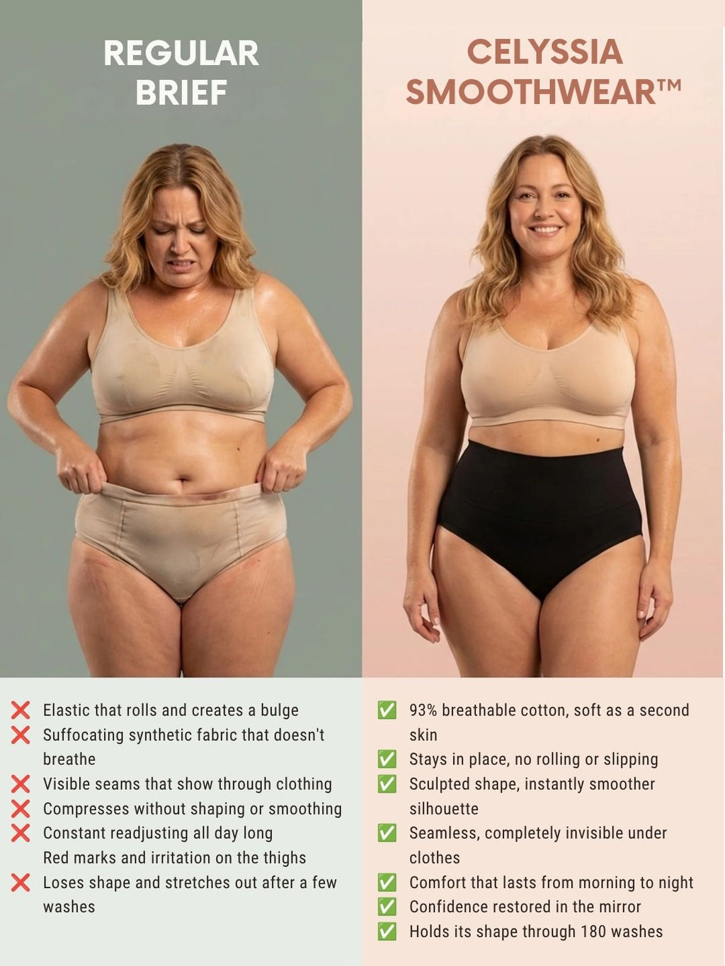 SmoothWear™ Shaping Brief | Invisible Comfort