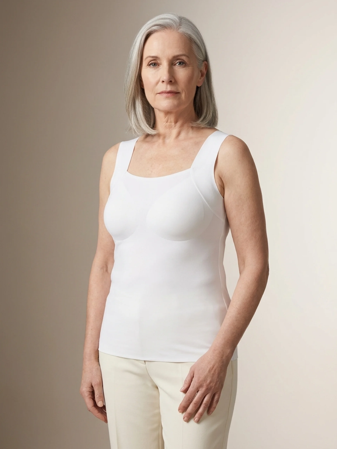TrueLift™ Support Tank | Built-In Support, Sculpting Fit, No Back Band