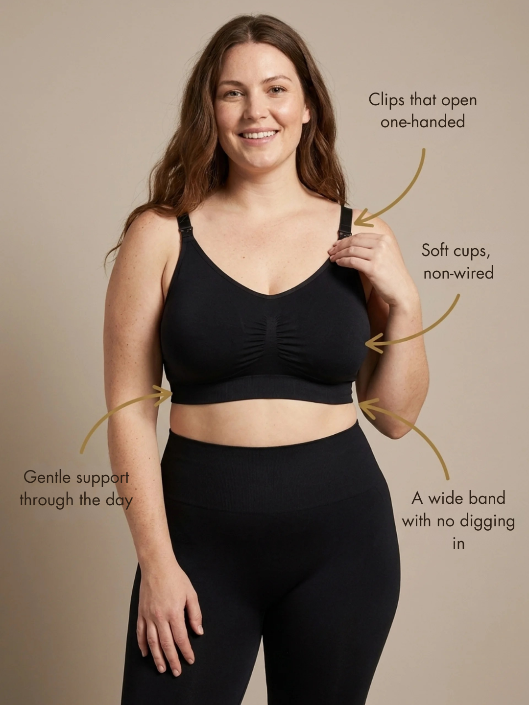 CareLift™ Bra | OneClip™ Fastening, V-Neckline, Non-Wired