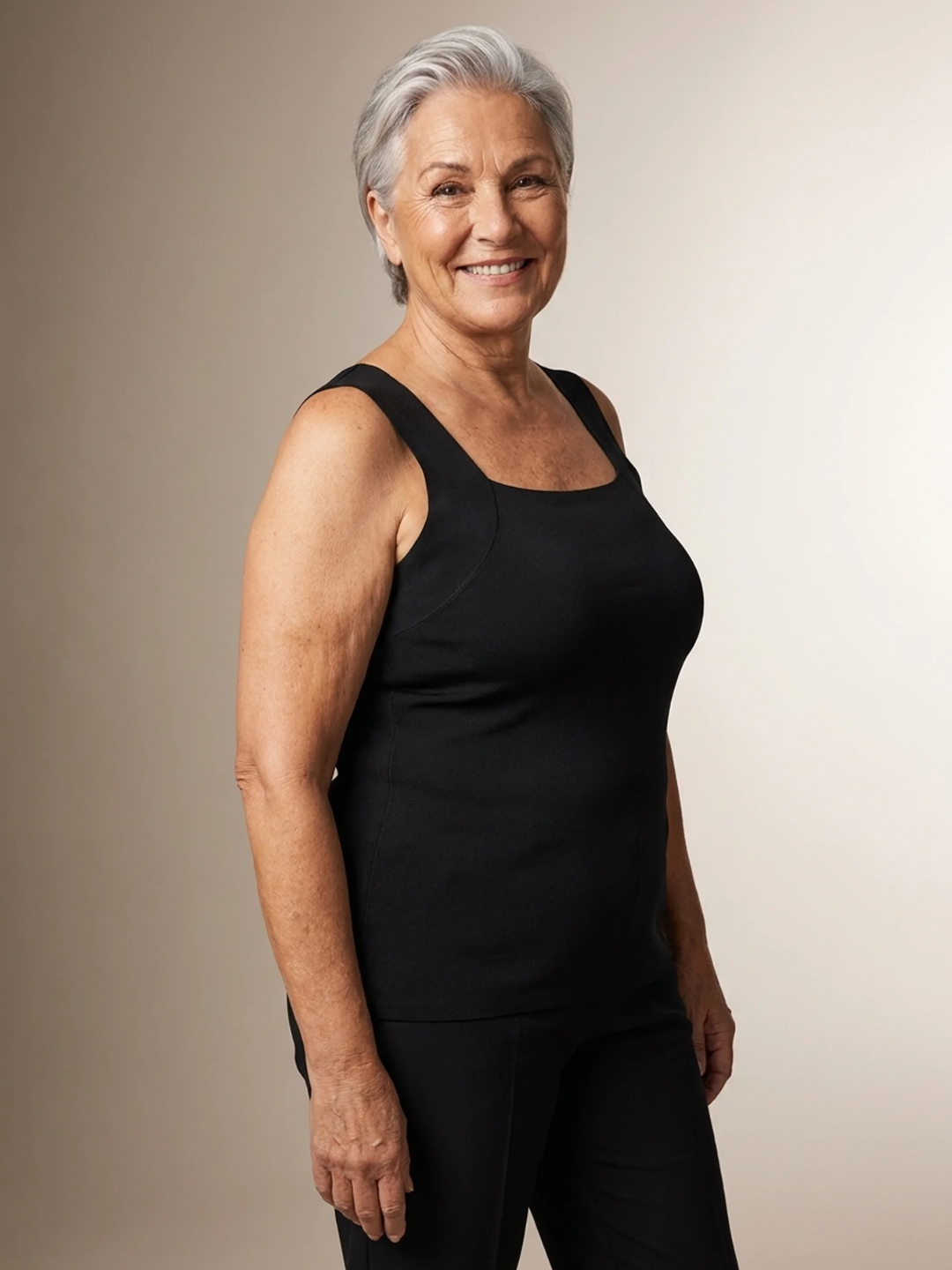 TrueLift™ Support Tank | Built-In Support, Sculpting Fit, No Back Band