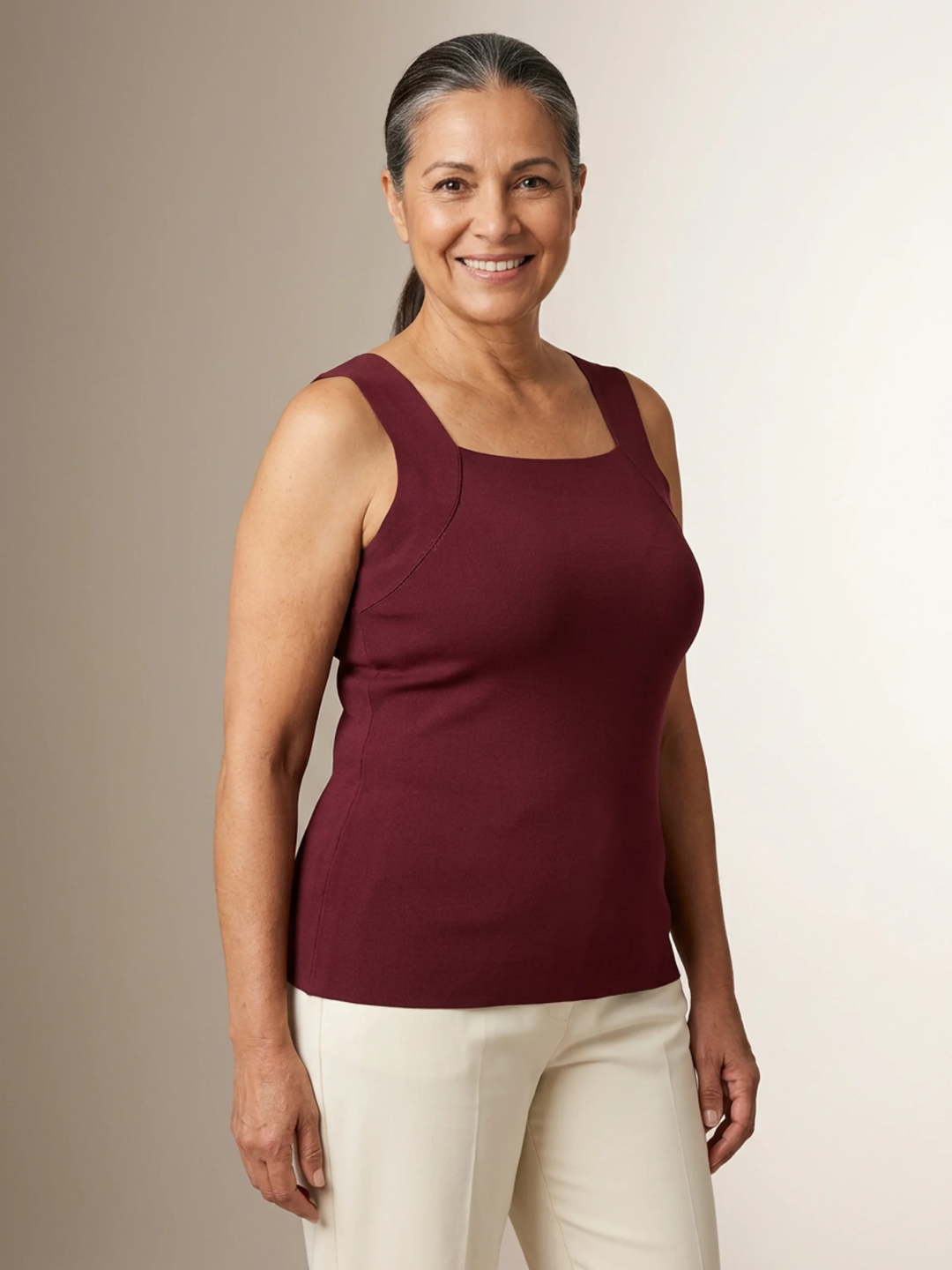 TrueLift™ Support Tank | Built-In Support, Sculpting Fit, No Back Band