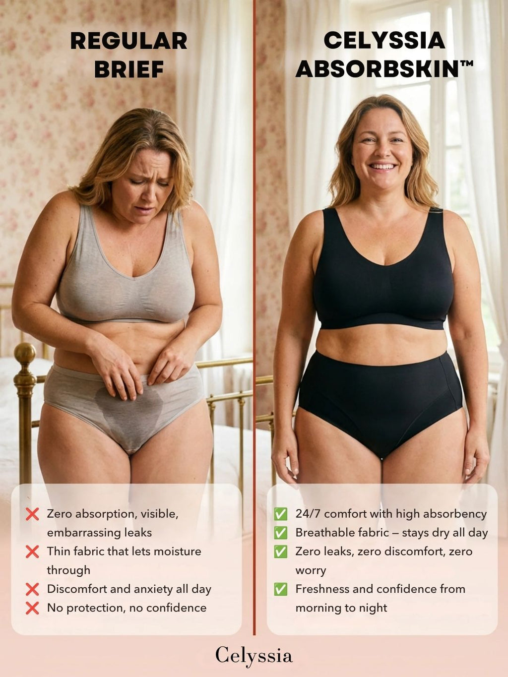 AbsorbSkin™ Brief | Zero Leaks, Zero Worry, Guaranteed Freshness