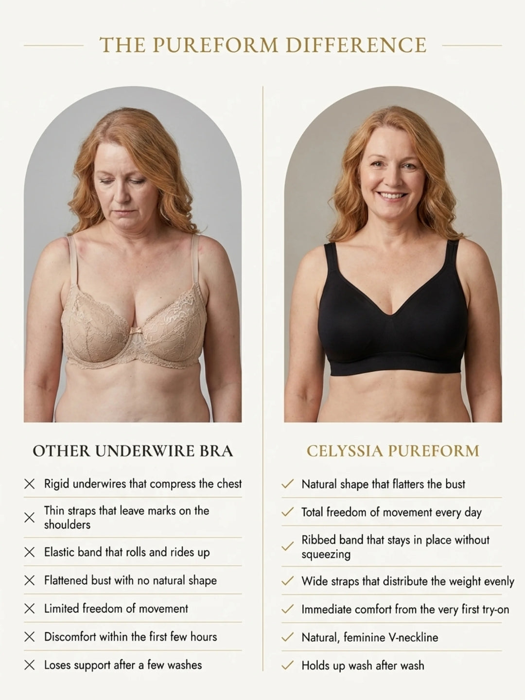 PureForm™ Bra | Natural Support, Daily Comfort