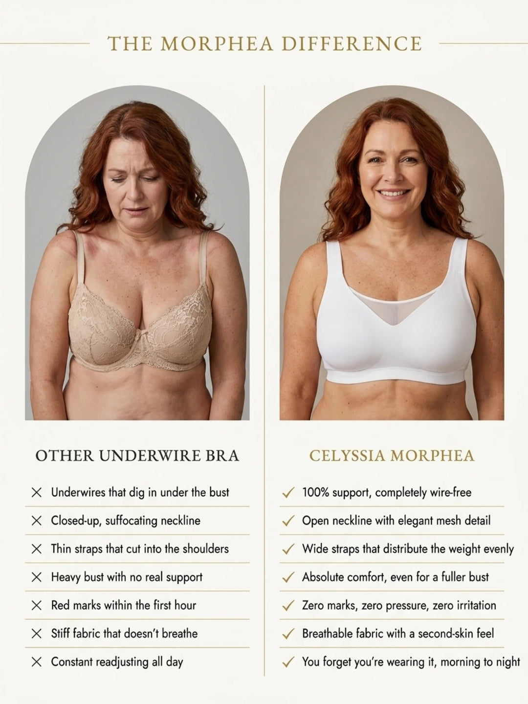 Morphea™ Bra | Wire-Free Support & Comfort