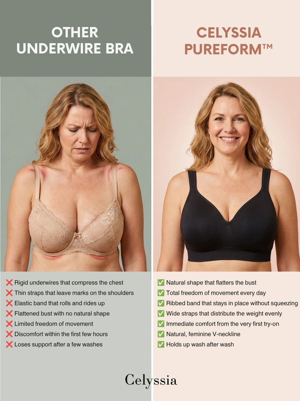 PureForm™ Bra | Natural Support, Daily Comfort