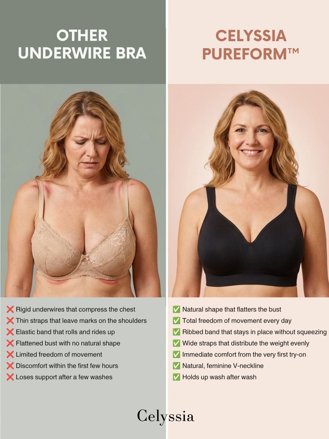 PureForm™ Bra | Natural Support, Daily Comfort