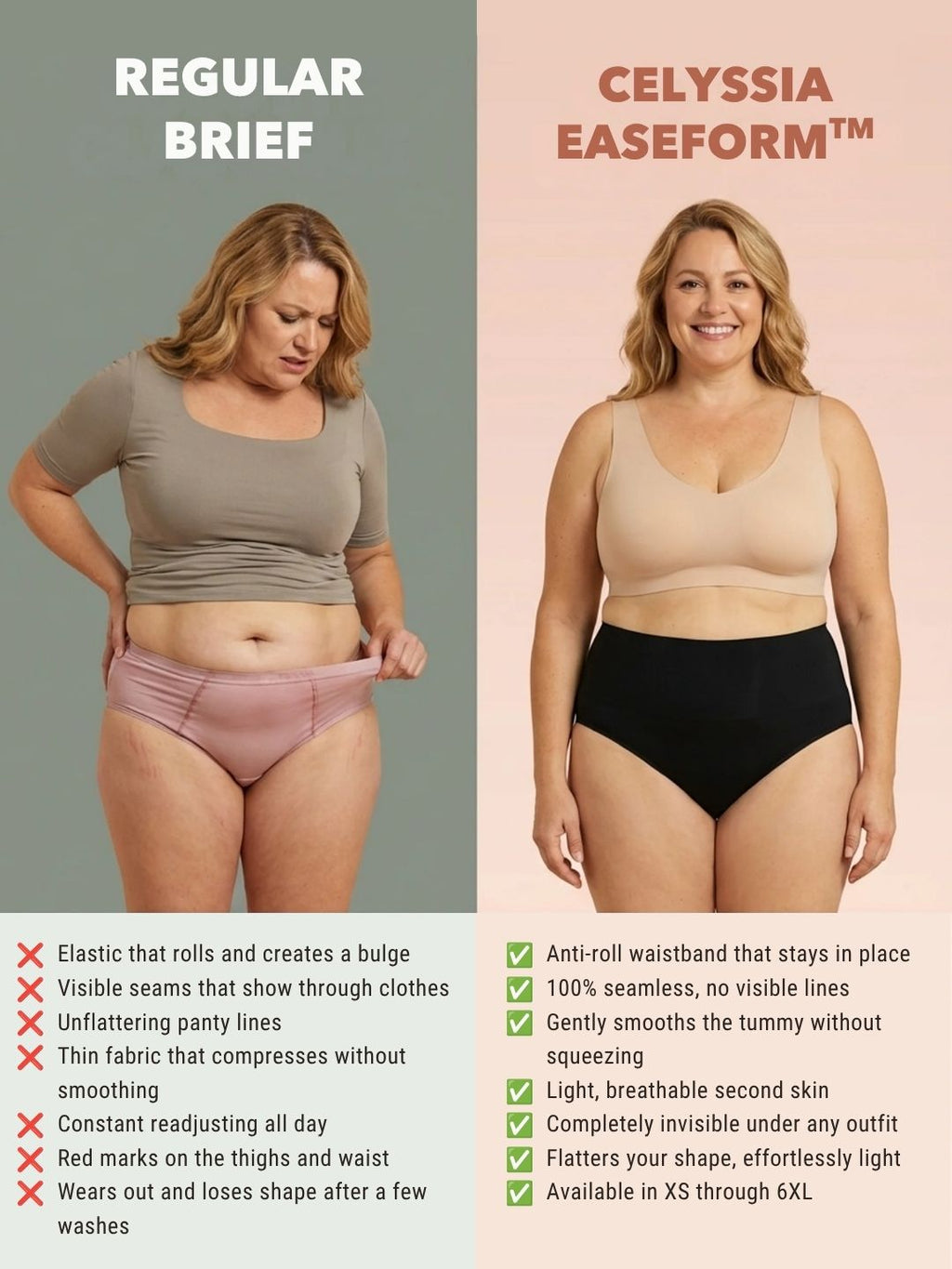 EaseForm™ Brief | Enhance Your Shape, Effortlessly Light