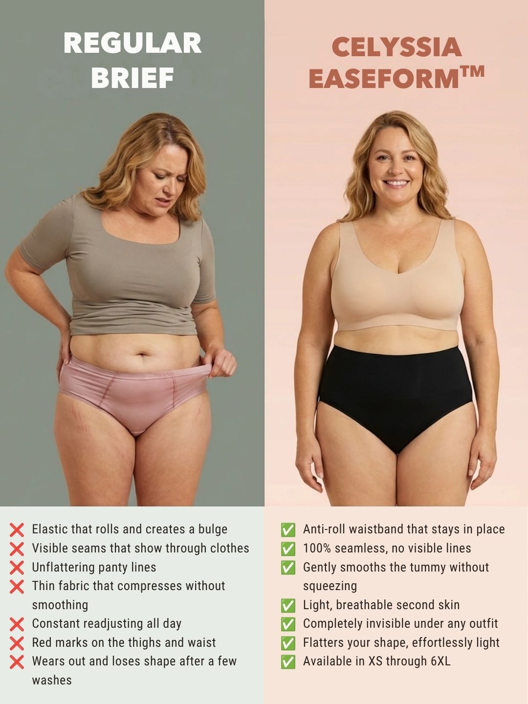 EaseForm™ Brief | Enhance Your Shape, Effortlessly Light