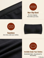 BreezeBand™ Bandeau Bra | Zero Readjusting, Zero Marks, Zero Discomfort