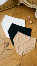 3-Pack UltraMorpho™ Panties: Black, White, Beige ($5.90/each)