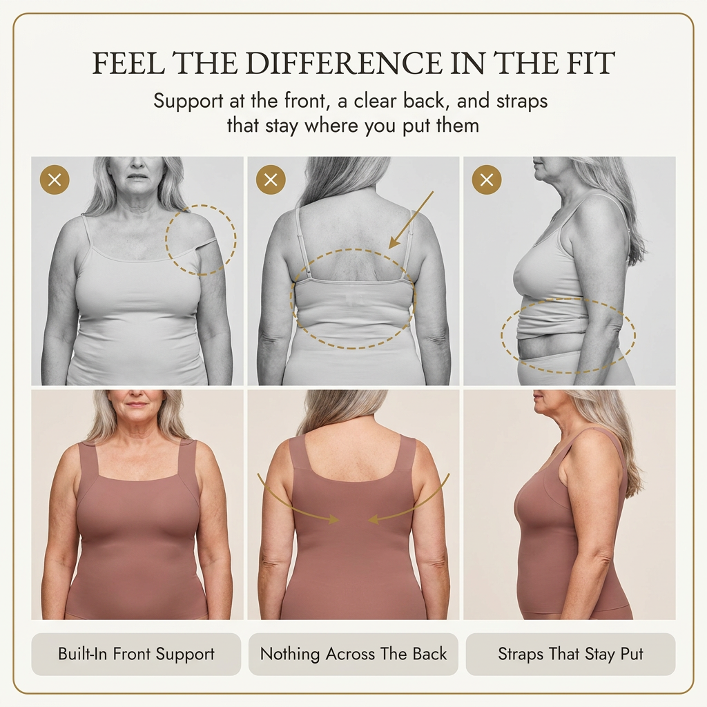 You have earned a vest that does not dig in.